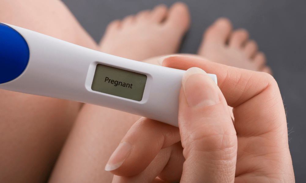 Negative pregnancy test turned positive after several hours